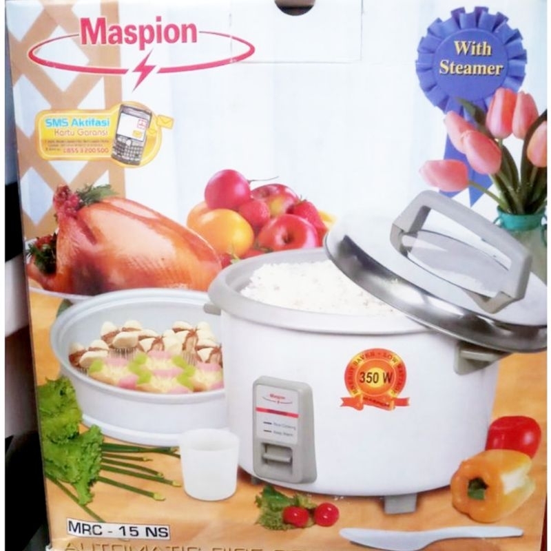 Rice Cooker Maspion MRC15NS | MRC-15 NS