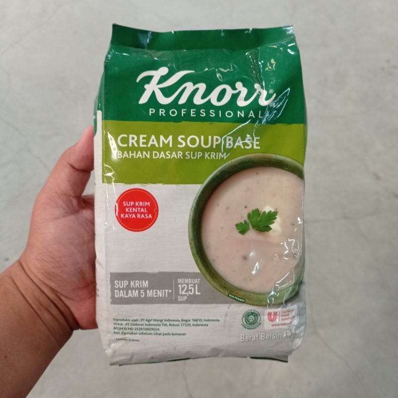 

Knorr Cream Soup Base 1 kg / Bahan dasar Sup krim kental 1kg