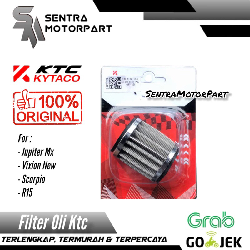 Filter saringan oli racing jupiter mx vixion new scorpio r15 ktc original
