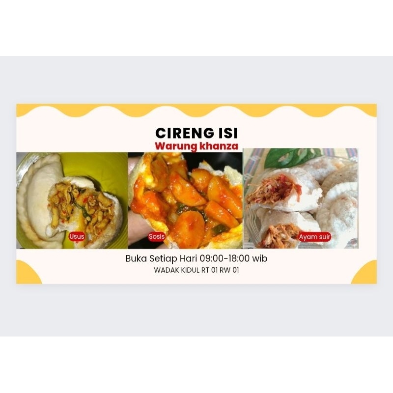 

Cireng Ayam suir pedas