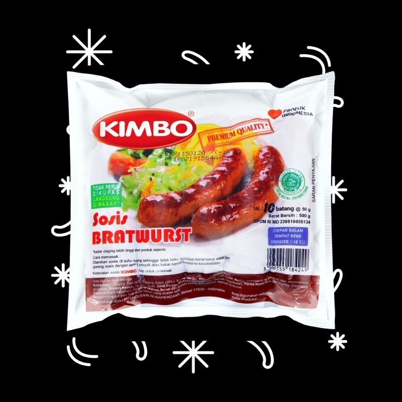 

Sosis Sapi Bakar Kimbo 500gr