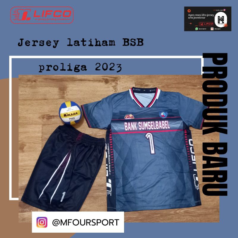 jersey latihan BSB proliga 2023 ori lifco