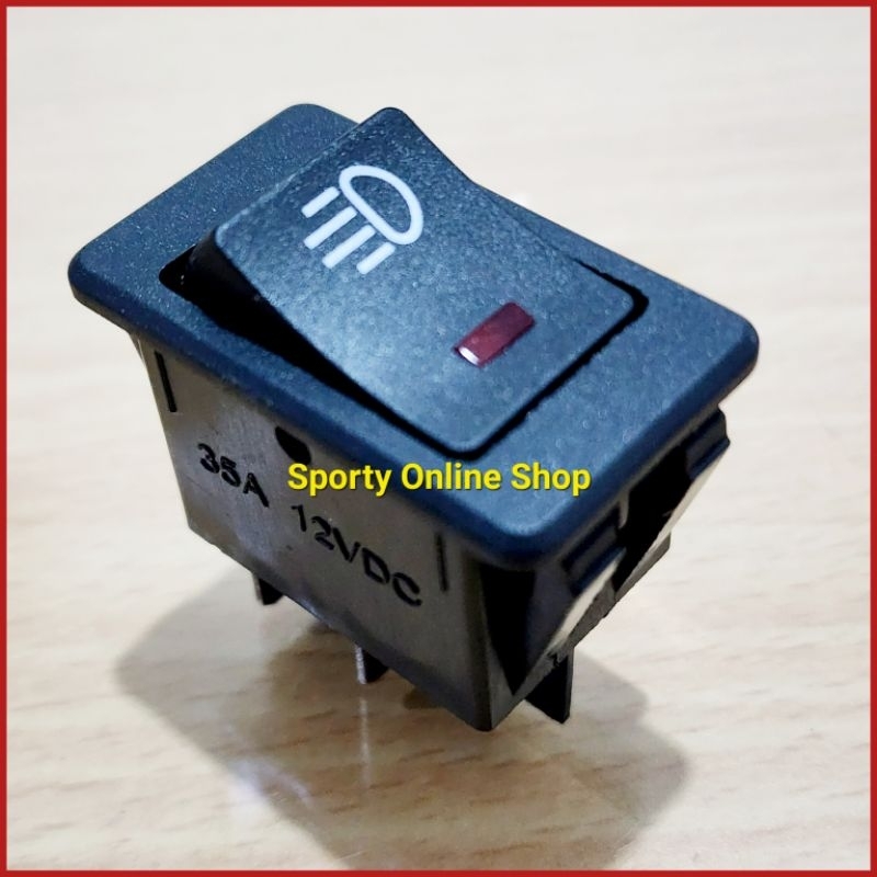 Saklar Lampu Fog Lamp Switch Lampu DC 35A 12V