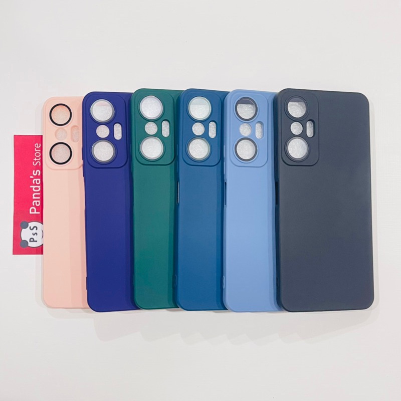 Case Infinix Hot 20s Lenspro Makaron Full Color Softcase Pro Lensa