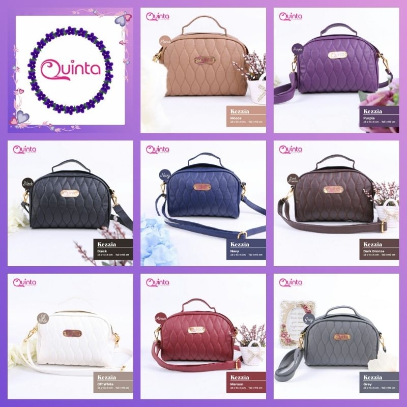 kezzia tas slempang wanita/tas jinjing anti air bergaransi