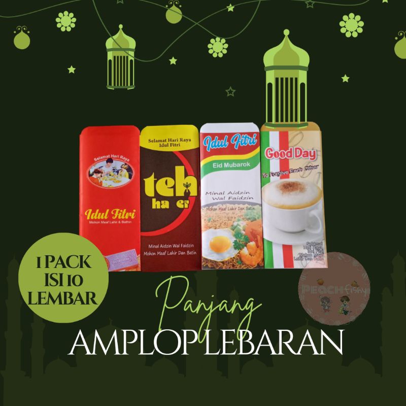 

AMPLOP LEBARAN VARIAN PANJANG (1 PACK ISI 10 LEMBAR)