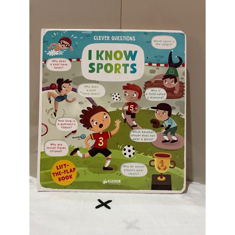 Lift the Flap Book I Know Sports