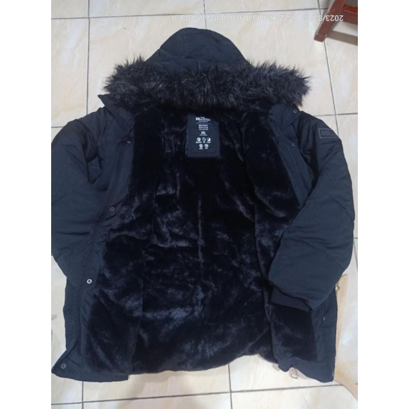 JAKET HOLLISTER ALL WEATHER DOWN BLEND PARKA ORIGINAL