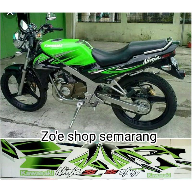 striping ninja ss 2010 hijau hitam