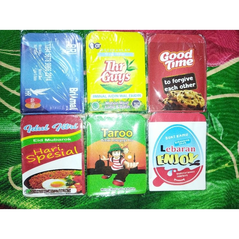 

Amplop lebaran snack medium 7*12 lipat 1 kali uang