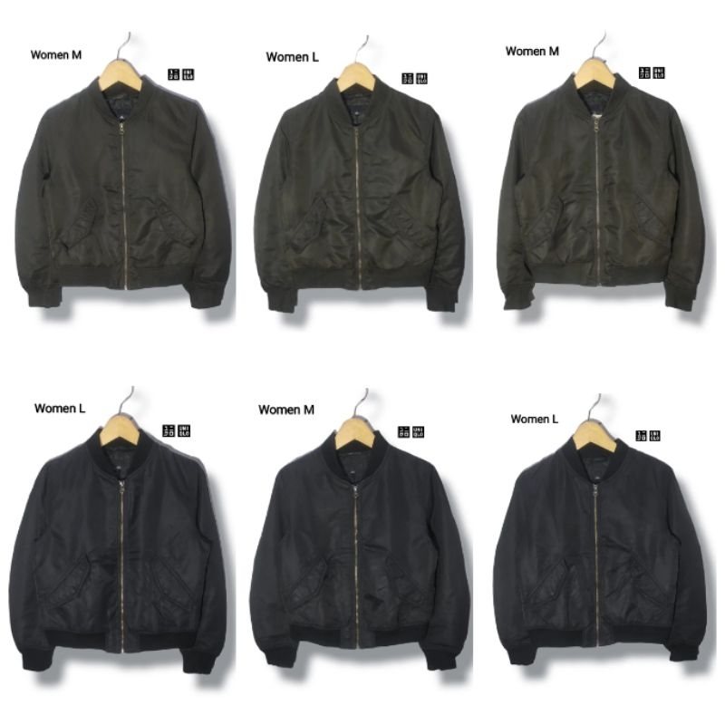 UNIQLO Bomber Jacket Blouson Varsity Women Branded Preloved original