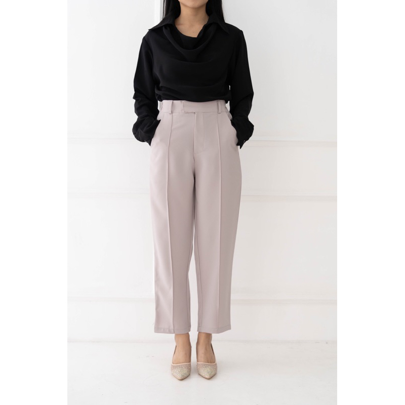 IWEARGRACIE - LAURA PANTS / CELANA PANJANG WANITA / CELANA KERJA / CELANA HIGHWAIST