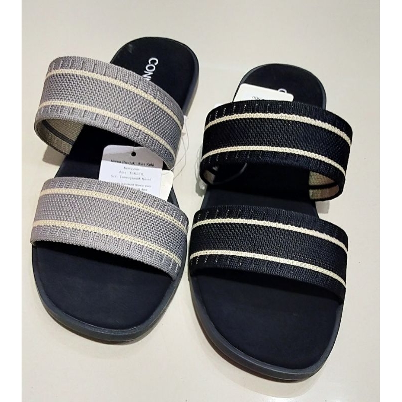 sandal flat wanita connexion