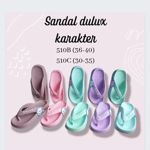 Sendal dulux jepit  anak perempuan Sandal Anak Lucu Uk 30 - 35 / Sandal Fuji Motif Kelinci