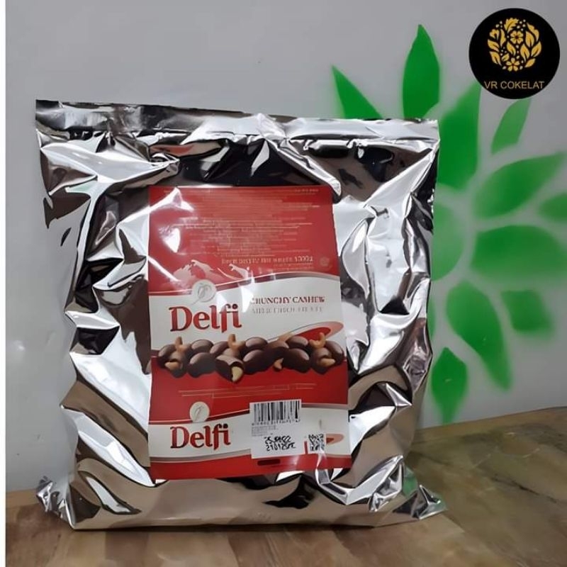 

Coklat Dragees Delfi Crunchy Cashew Mete Mede Lebaran Bulky Kemasan Foil Asli Pabrik 1kg