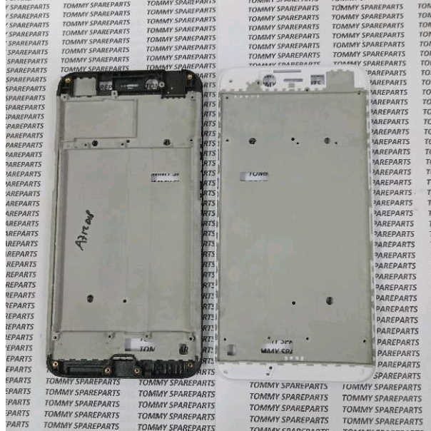 FRAME DUDUKAN LCD TULANG TENGAH OPPO A71 2018 ORIGINAL