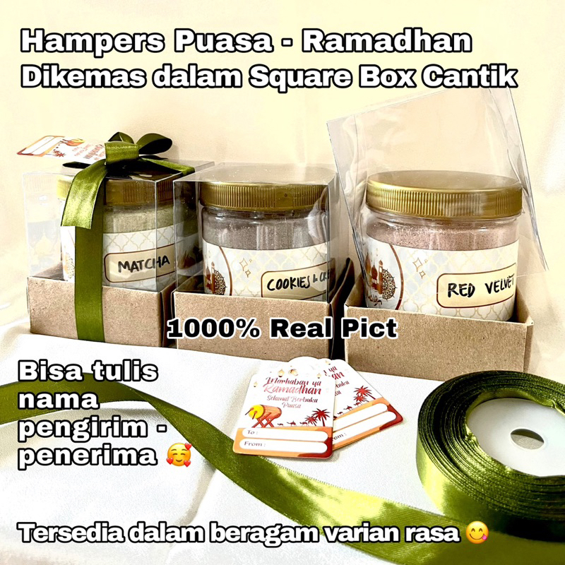 

Hampers Puasa Ramadhan Bubuk Minuman Kekinian - Paket B