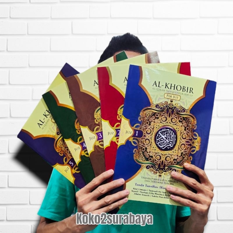 ALQURAN PER JUZ AL KHOBIR ALQURAN TERJEMAH PER KATA DAN TRANSLITERASI UKURAN A4 NUR ILMU