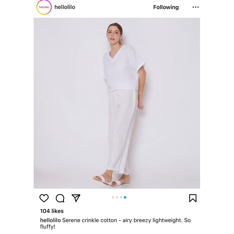 Hellolilo set/baju piyama santai