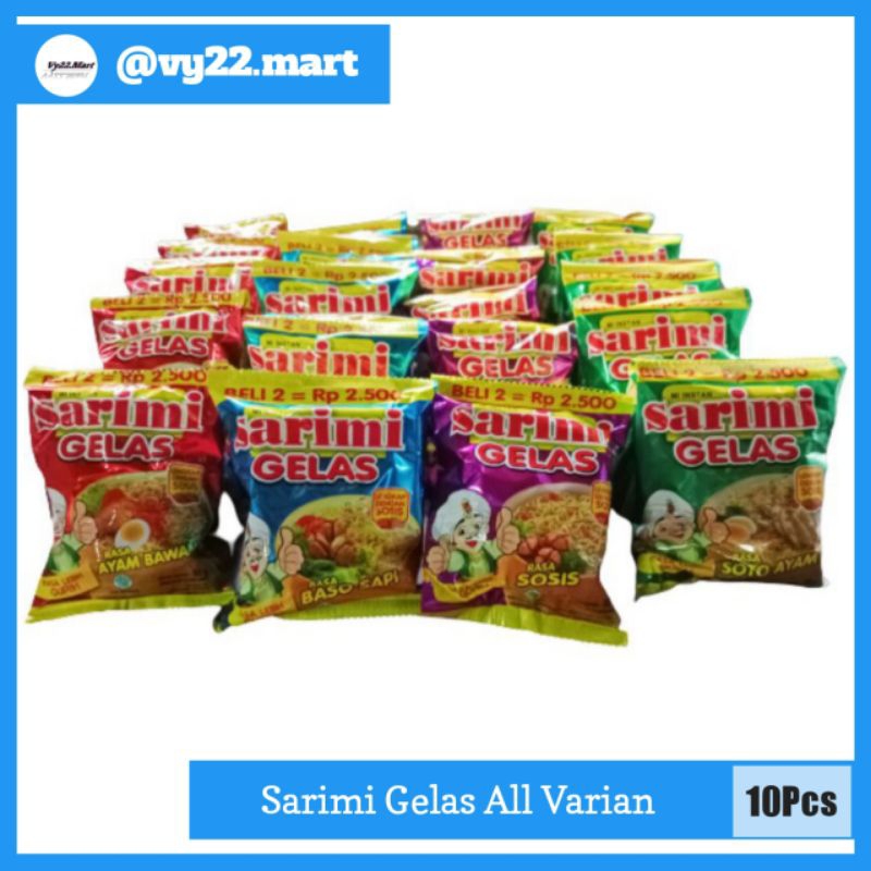 

Sarimi Gelas Mie Instan 10 Sachet Mie Enak