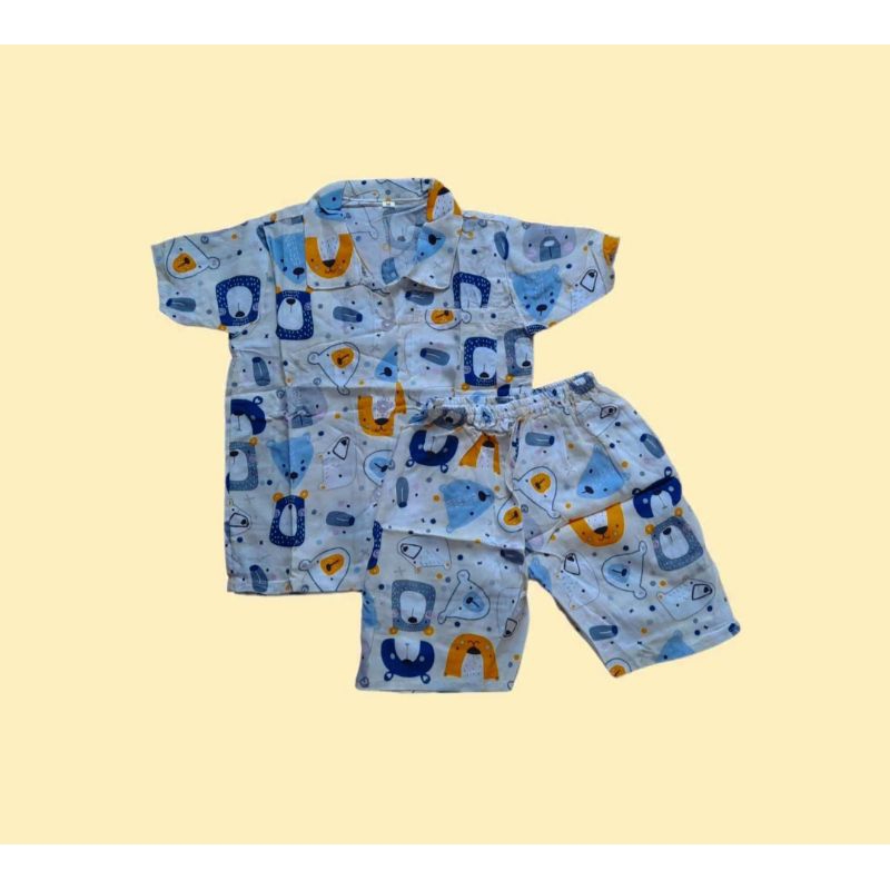 [COD] SETELAN BAJU RAYON UNTUK ANAK 1-6 TAHUN RANDOM MOTIF/ONE SET RAYON ANAK PEREMPUAN LAKI LAKI SETELAN BAJU PANTAI DAN BAJU TIDUR