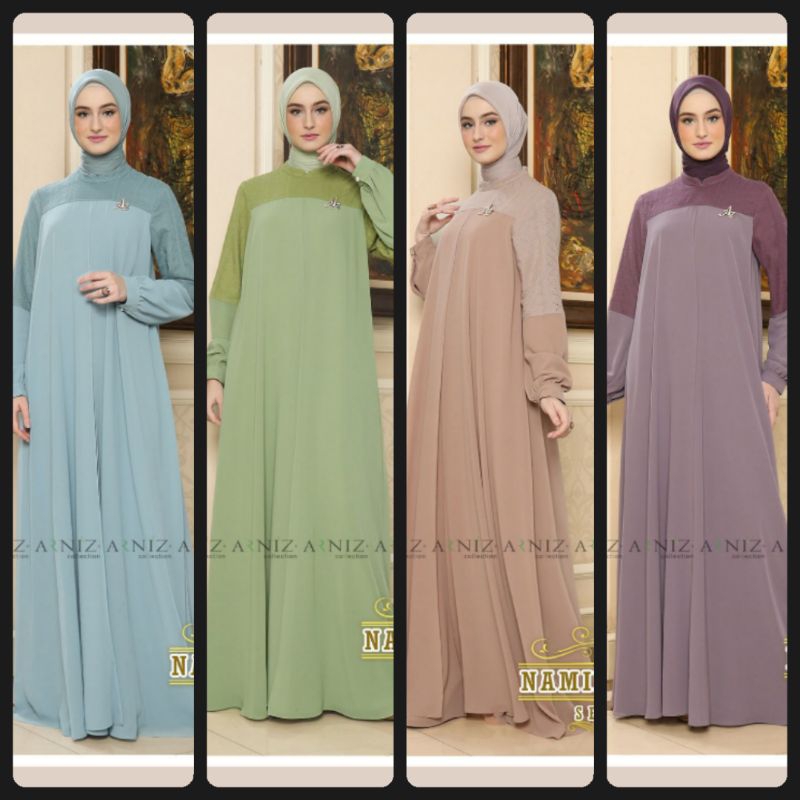 Namira Dress by Arniz Collection/Namira Dress by Arniz/Gamis Lebaran/Arniz collection/Arniz Terbaru