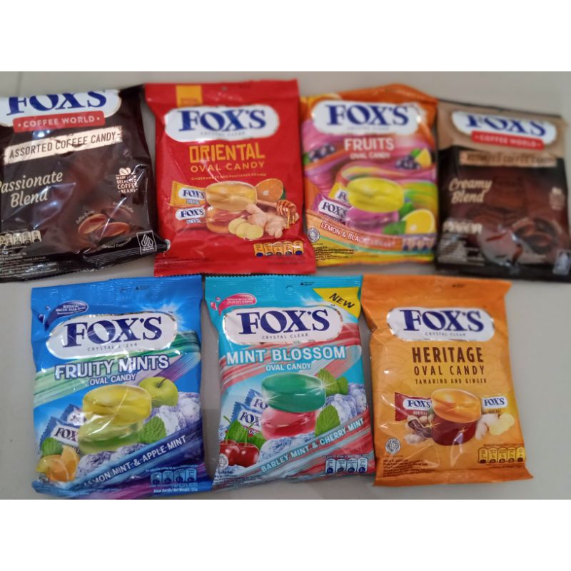 

permen FOX'S bag all varian