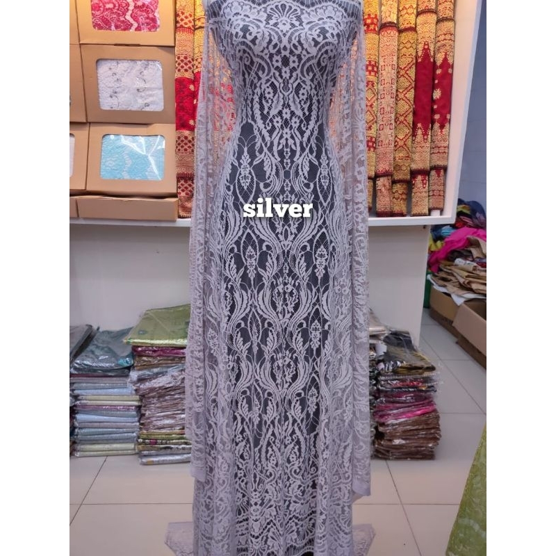 BAHAN KEBAYA SEMI FRANCE FATMAWATI #A850