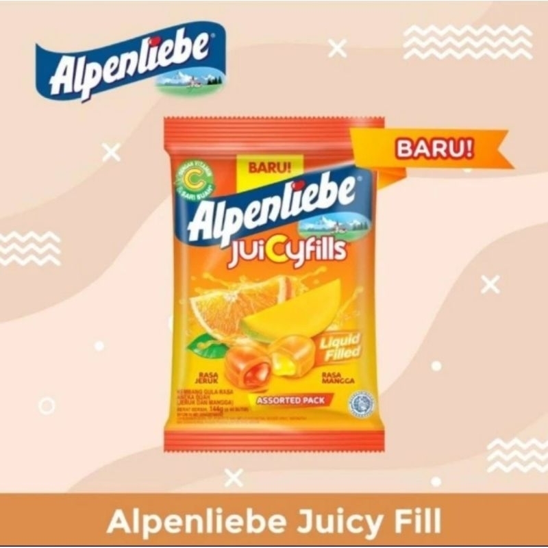 

Permen ALPENLIEBE JUICYFILLS Kemasan Praktis Ekonomis Juicy Fills