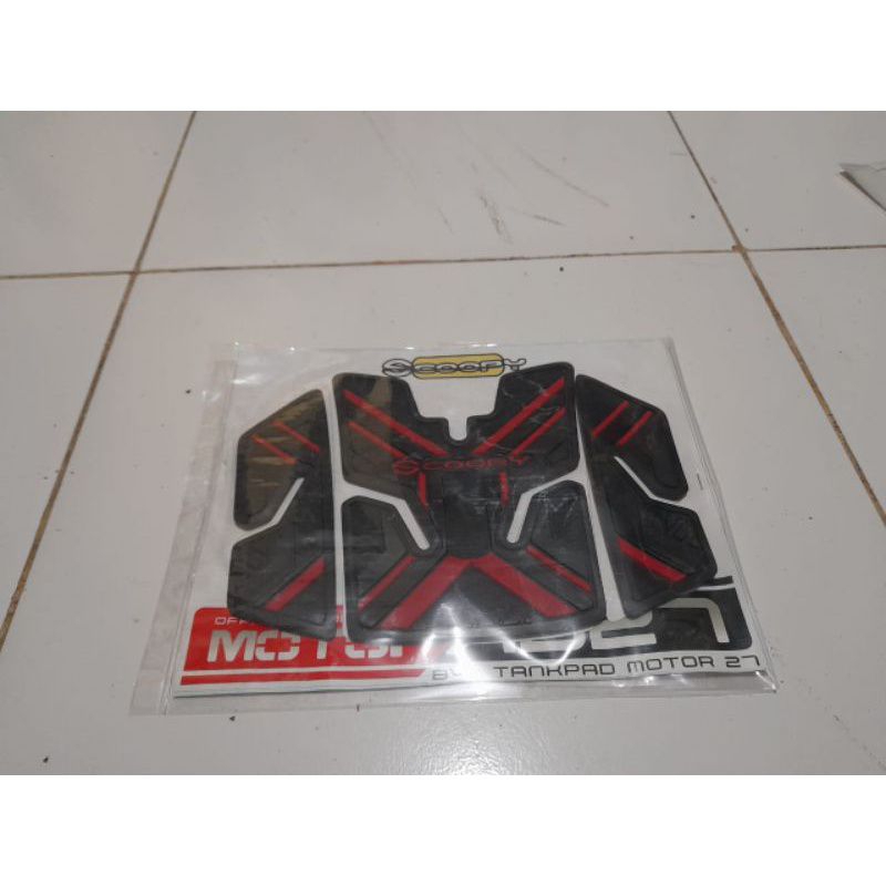 Stiker deckpad rubber premium Honda Scoopy 2020 2021 2022