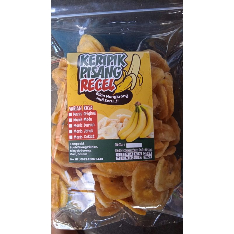 

Keripik Pisang Recel Keripik pisang renyah gurih