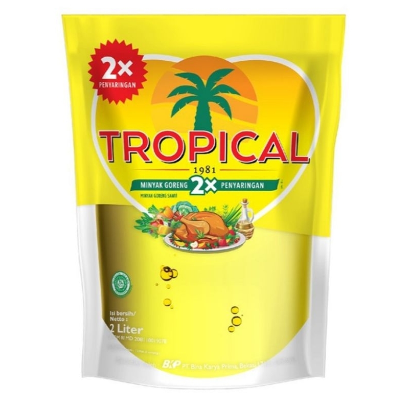 

TROPICAL Minyak Goreng Pouch 2 L