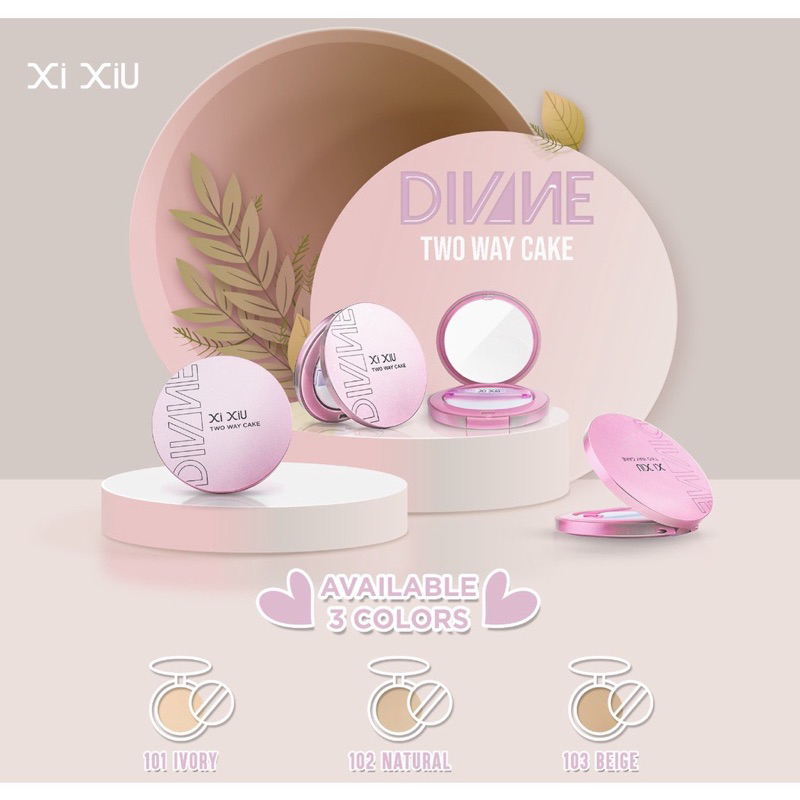 Xi Xiu Divine Two Way Cake Bedak Padat