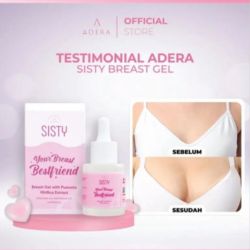ADERA SISTY BREAST GEL SERUM PENGENCANGAN PAYUDARA
