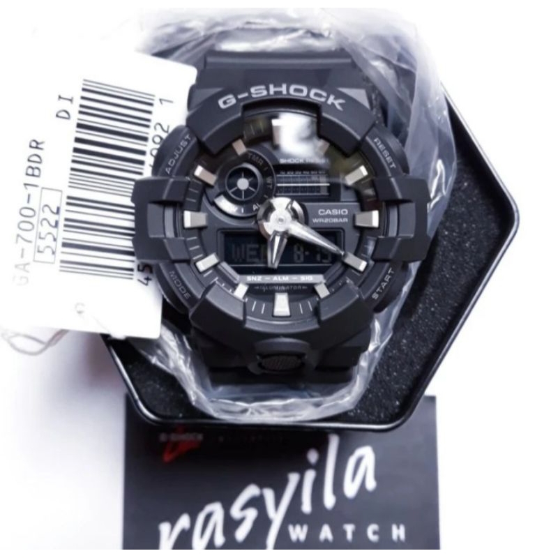 Casio G-Shock G-Shock GA 700 / GA700 - 1BDR / GA 700 - 1B Black