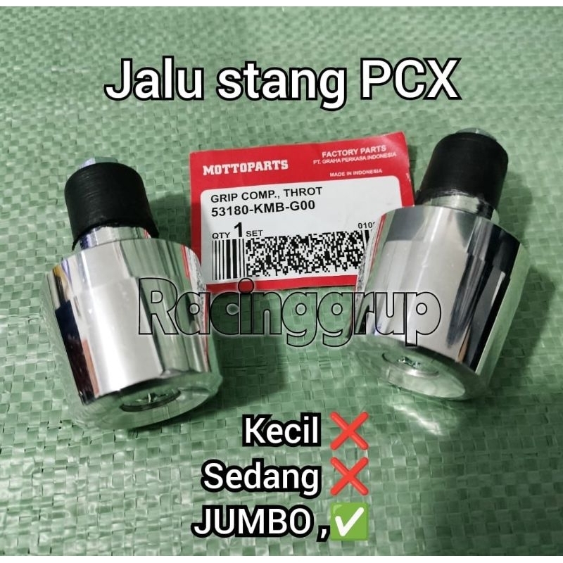 Jalu stang chrome model pcx bandul jalu stang chrome universal sepasang kanan kiri VARIO MIO XEON BEAT SCOOPY FINO KLX CRF TIGER RXKING SUPRA REVO XI MXKING BYSON DLL HARGA SEPASANG KIRI KANAN