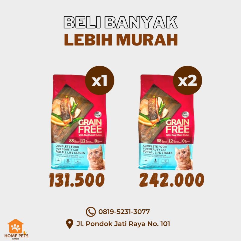 Kitchen Flavour Grain Free Makanan Kucing