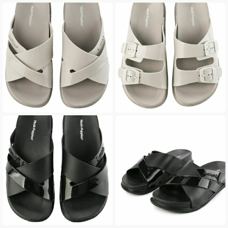 ORIGINAL Sandal Hush Puppies Peyton double buckle peyton slip on READY