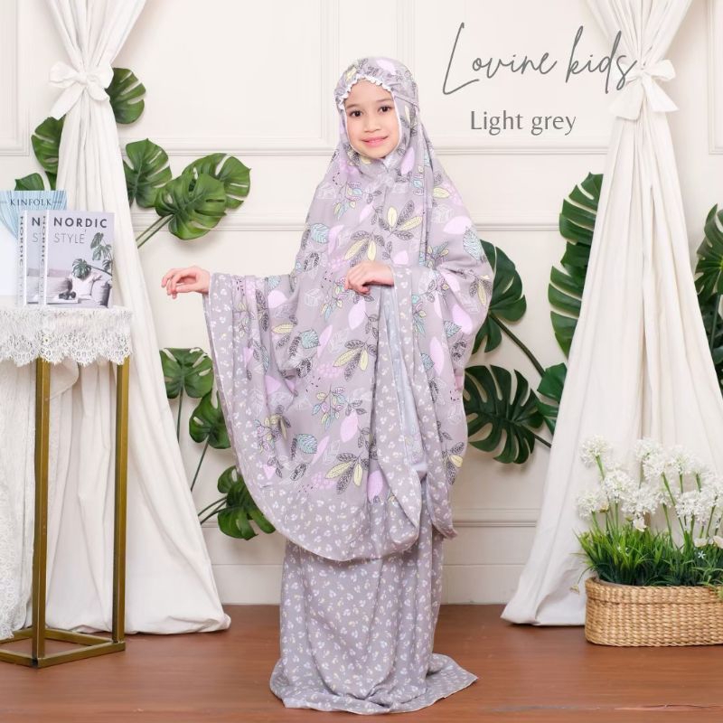 Mukena Anak Lovine Bahan Rayon