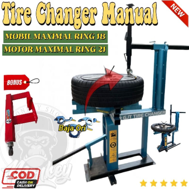 Tire changer manual/alat pembuka ban manual