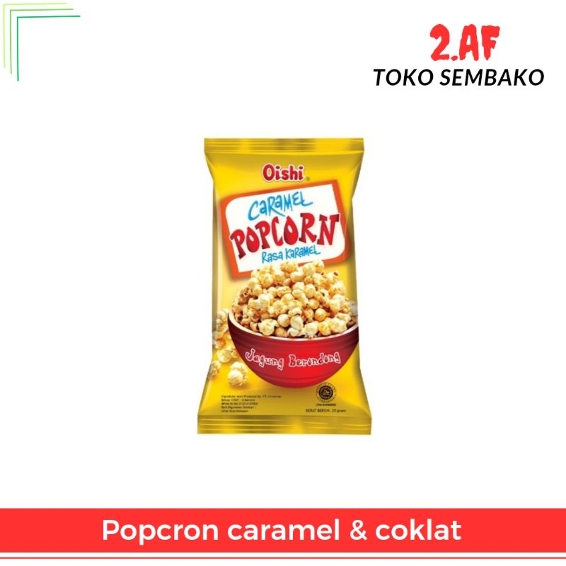 

popcron caramel dan coklat oishi 20 gr