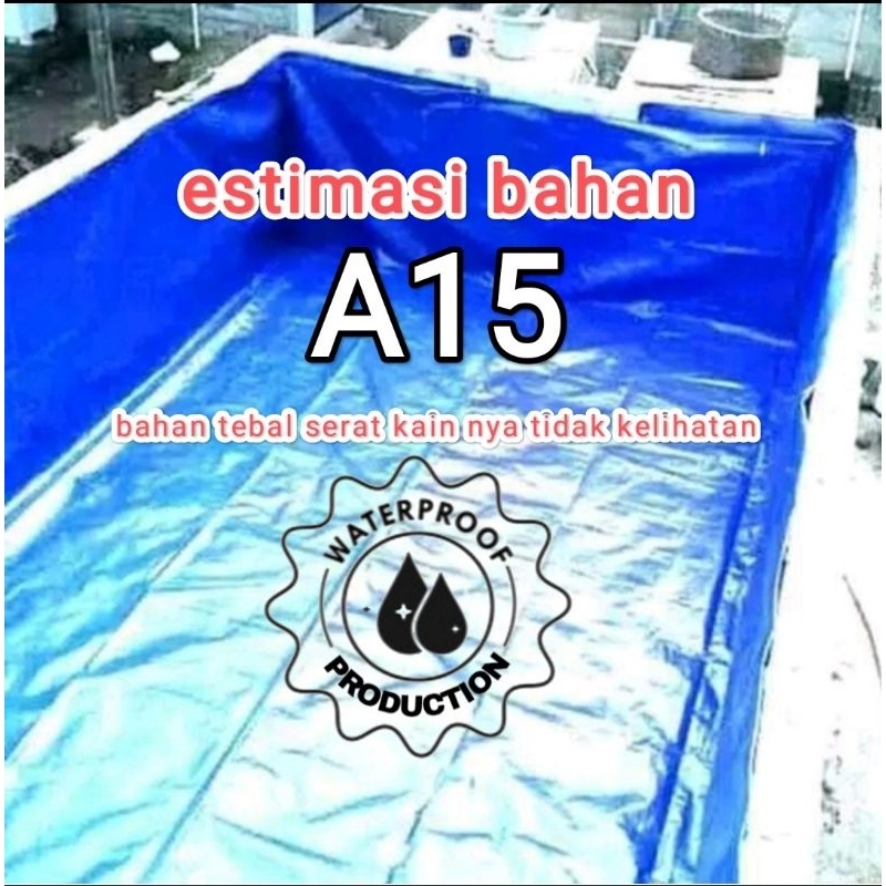 terpal kolam orchid 2x1 tanpa sambungan keliling ataupun sambungan pojok