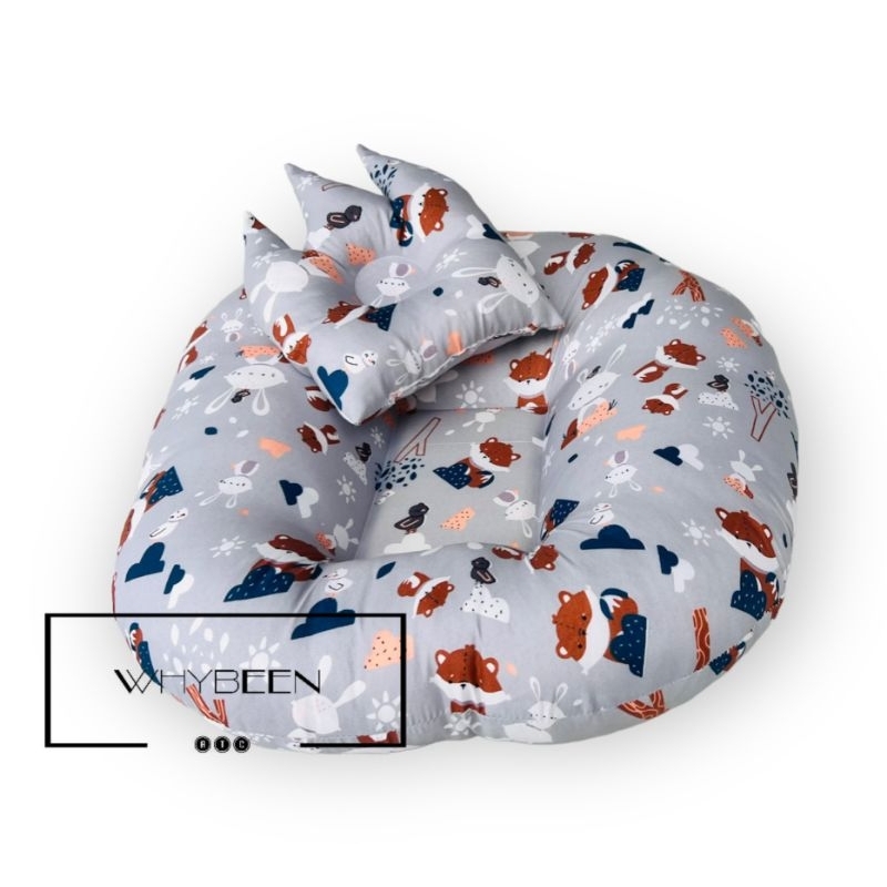 sofa bayi multipungsi premium motif karakter free bantal bayi dan tas kasur bayi bantal bayi bantal duduk bayi