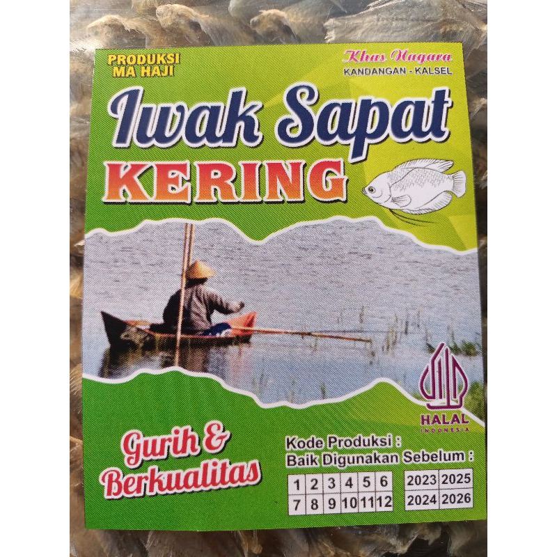 

[COD] Iwak sapat karing Ikan sepat kering khas Banjarmasin Nagara Oleh-oleh khas Nagara Ikan sepat kering asin khas banua