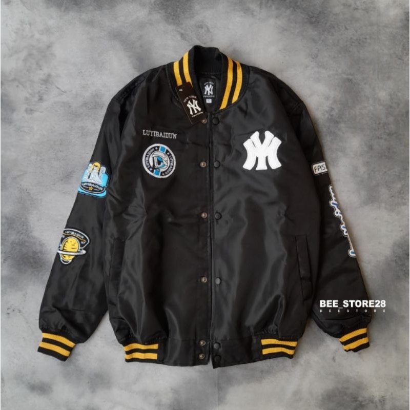 VARSITY NY YANKEES HITAM LUYIBAIDUN FULL BORDIR PREMIUM