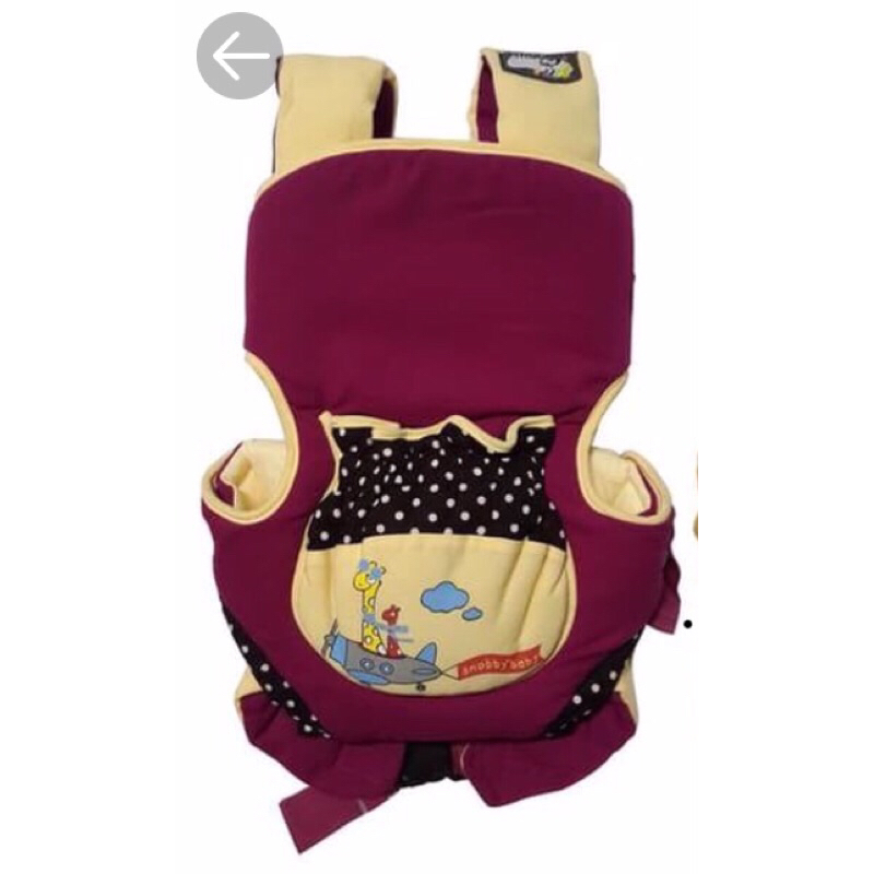 Preloved Gendongan Snobby Ex Kado type TPG 1441 Gendongan Ransel + Topi Awesome Dotty