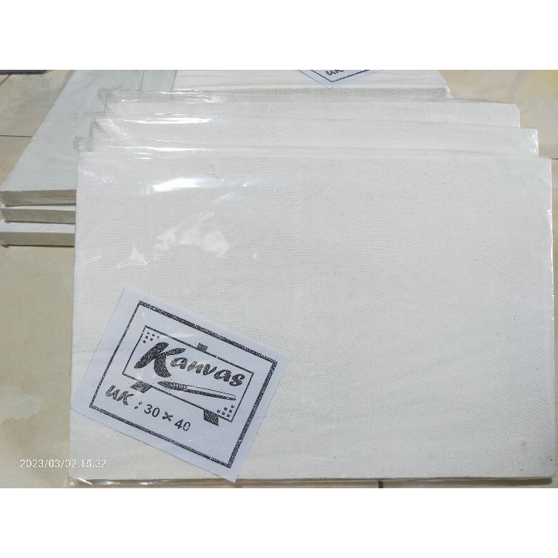 

Kanvas Lukis Putih ukuran 20*30cm