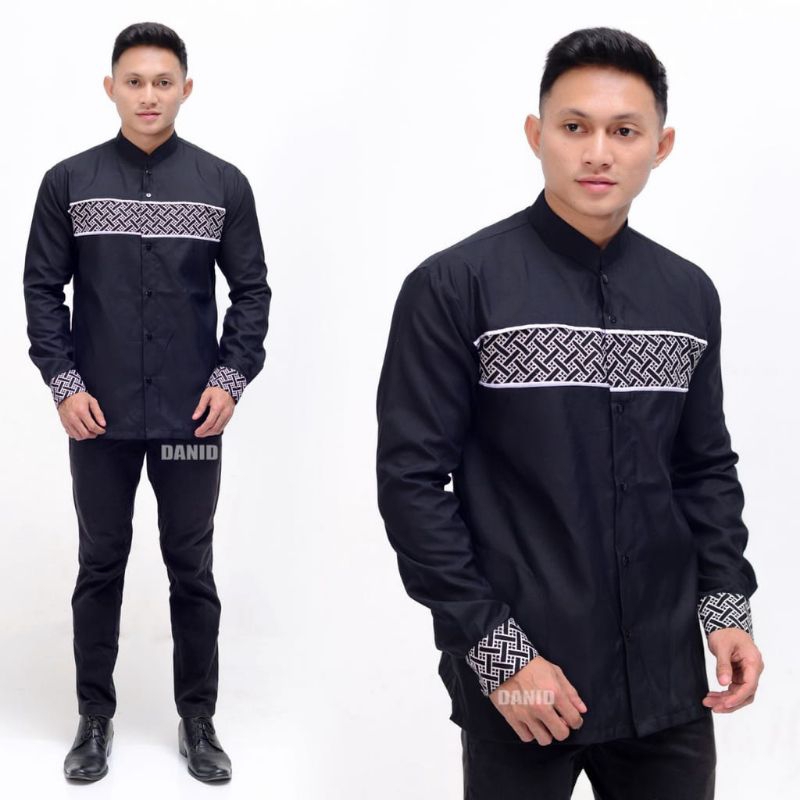 Baju Koko Gus Azmi Dewasa Premium Lengan panjang By Zellshop