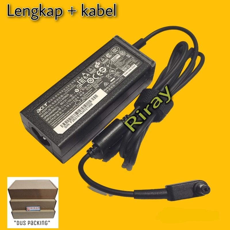 ORIGINAL Charger Casan Acer Aspire ES1-512 ES1-131 ES1-432 E5-522 E5-471 E5-473 E5-572 19V 2.37A