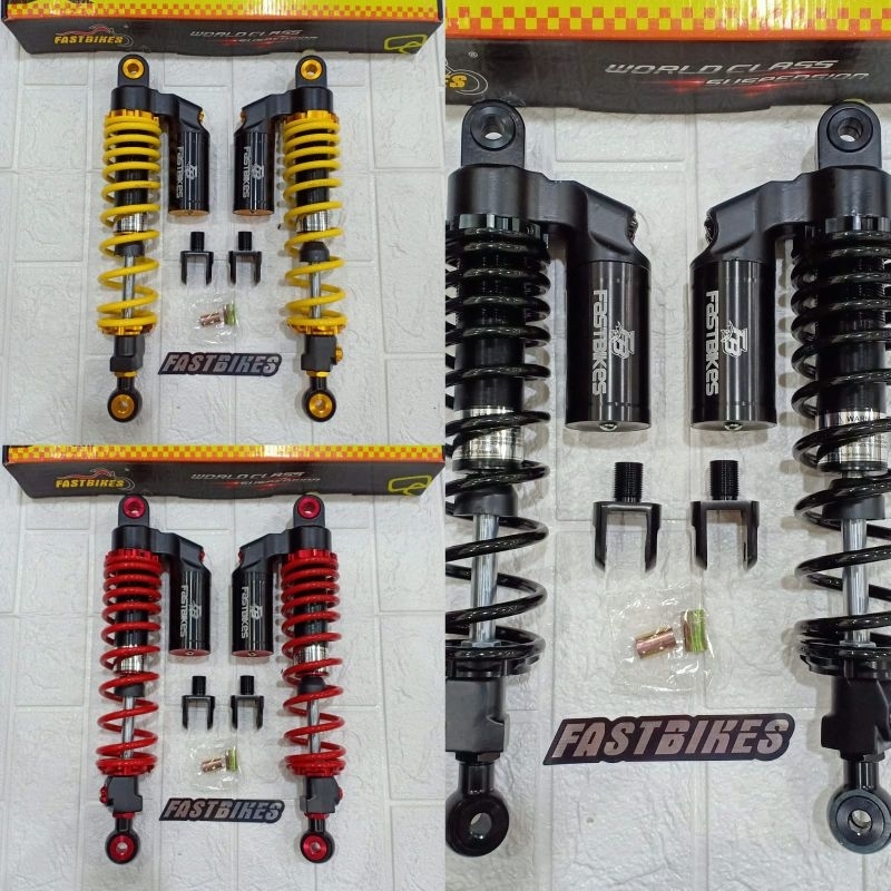 Shockbreaker Shock Tabung Atas Bebek Wp 82 Fast Bikes + Anting Sambungan Matic
